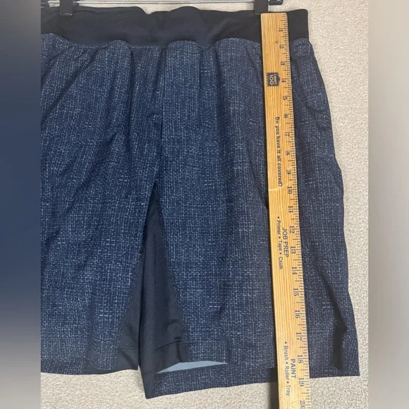Lululemon Linerless Athletic Shorts T.H.E. Core Size Large Navy Blue Mens - Picture 5 of 9